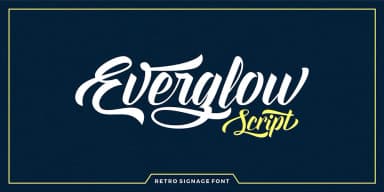 Everglow by Seniors Studio — Script Handwritten Font — thumbnail 1