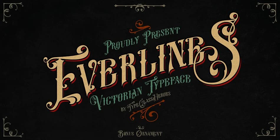 Everlines by TypeClassHeroes — Decorative Font