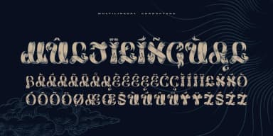 Exploration Era by Gleb Guralnyk — Decorative Font — thumbnail 5