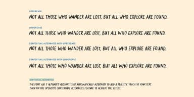 EXPLORERS BALLPEN by type peace — Display Font — thumbnail 10