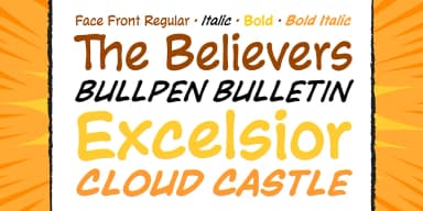 Face Front by Comicraft — Decorative Font — thumbnail 2