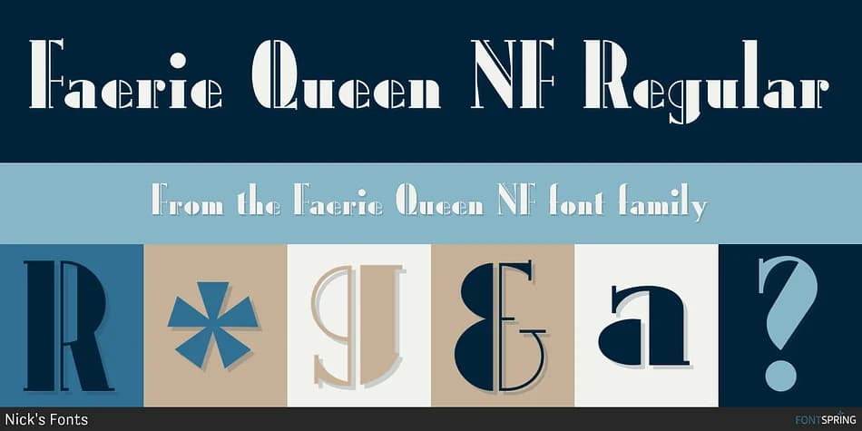 Faerie Queen NF by Nick's Fonts — Decorative Font