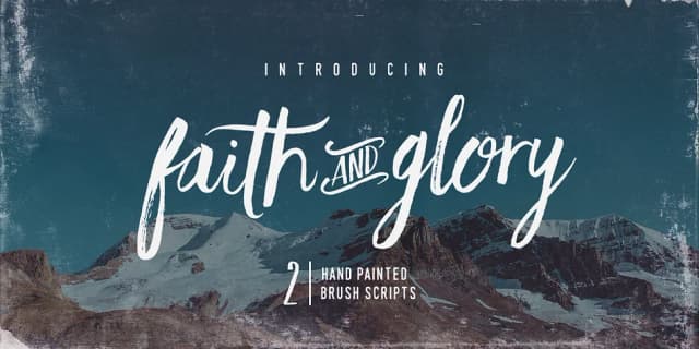 Faith And Glory by Set Sail Studios — Display Font