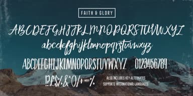 Faith And Glory by Set Sail Studios — Display Font — thumbnail 5