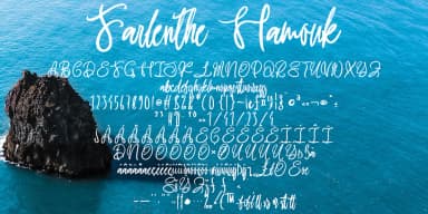 Farlenthe Hamouk by Ayska — Script Handwritten Font — thumbnail 2