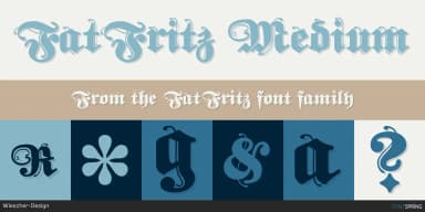 FatFritz by Wiescher-Design — Blackletter Font — thumbnail 1
