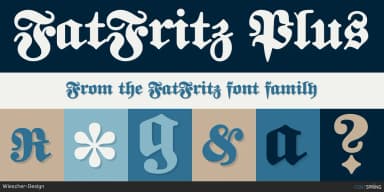 FatFritz by Wiescher-Design — Blackletter Font — thumbnail 2