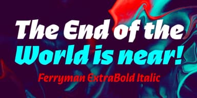 Ferryman by Floodfonts — Blackletter Font — thumbnail 5