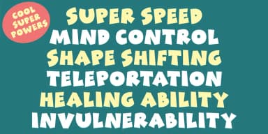 FICTIONAL POWERS by Pizzadude.dk — Decorative Font — thumbnail 2