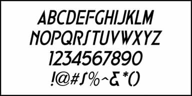 FILM EVENT JNL by Jeff Levine Fonts — Decorative Font — thumbnail 5