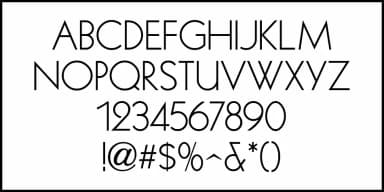 FILM SCHEDULE JNL by Jeff Levine Fonts — Decorative Font — thumbnail 3