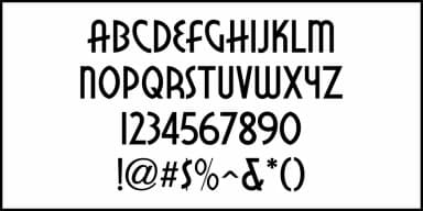 FILM TITLE JNL by Jeff Levine Fonts — Decorative Font — thumbnail 3