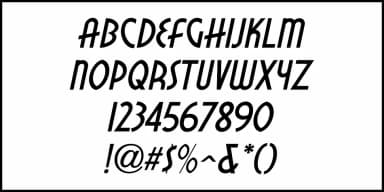 FILM TITLE JNL by Jeff Levine Fonts — Decorative Font — thumbnail 5