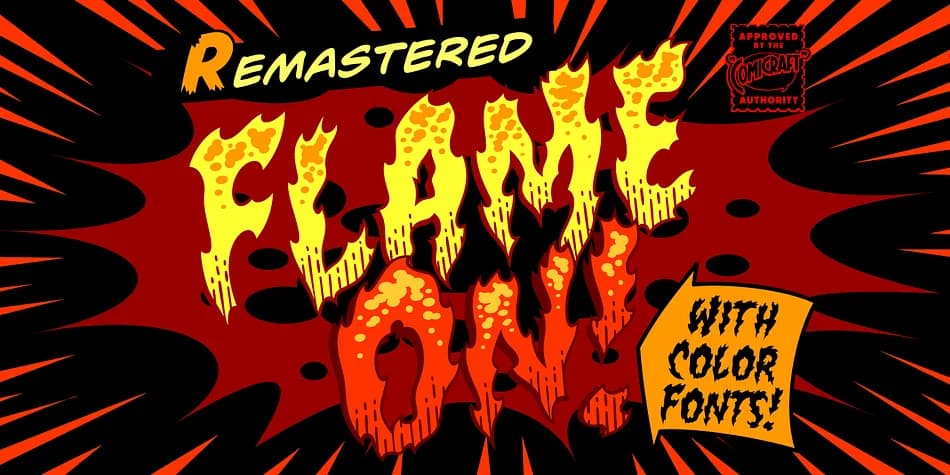 Flame On by Comicraft — Decorative Font
