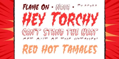 Flame On by Comicraft — Decorative Font — thumbnail 3
