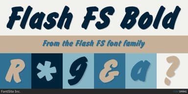 Flash FS by FontSite Inc. — Script Handwritten Font — thumbnail 2