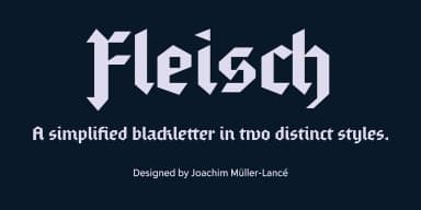 Fleisch by Delve Fonts — Blackletter Font — thumbnail 1
