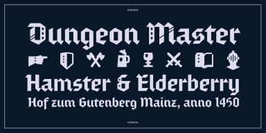 Fleisch by Delve Fonts — Blackletter Font — thumbnail 3