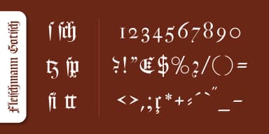 Fleischmann Gotisch Pro by SoftMaker — Blackletter Font — thumbnail 3