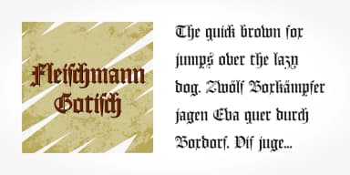 Fleischmann Gotisch Pro by SoftMaker — Blackletter Font — thumbnail 4