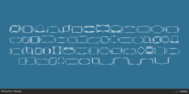 Fleuron Labels by Wiescher-Design — Dingbats Font — thumbnail 1