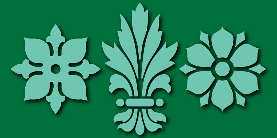 FleuronOrnaments by Gerald Gallo Fonts — Dingbats Font