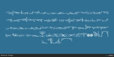 Fleurons Five by Wiescher-Design — Dingbats Font — thumbnail 1