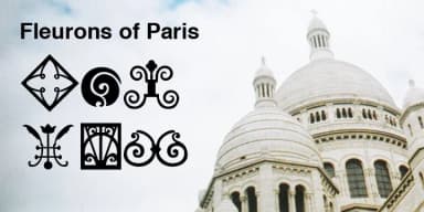 Fleurons of Paris by Outside the Line — Dingbats Font — thumbnail 1