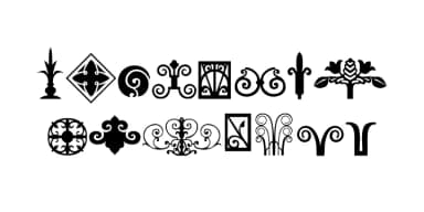 Fleurons of Paris by Outside the Line — Dingbats Font — thumbnail 2