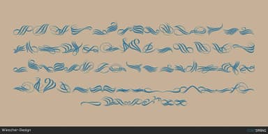 Fleurons Six by Wiescher-Design — Dingbats Font — thumbnail 1