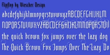 Flipflop by Wiescher-Design — Blackletter Font — thumbnail 1