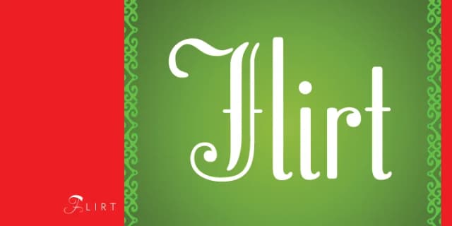 Flirt by Canada Type — Decorative Font