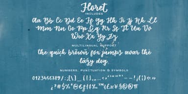 Floret by Ana's Fonts — Dingbats Font — thumbnail 2