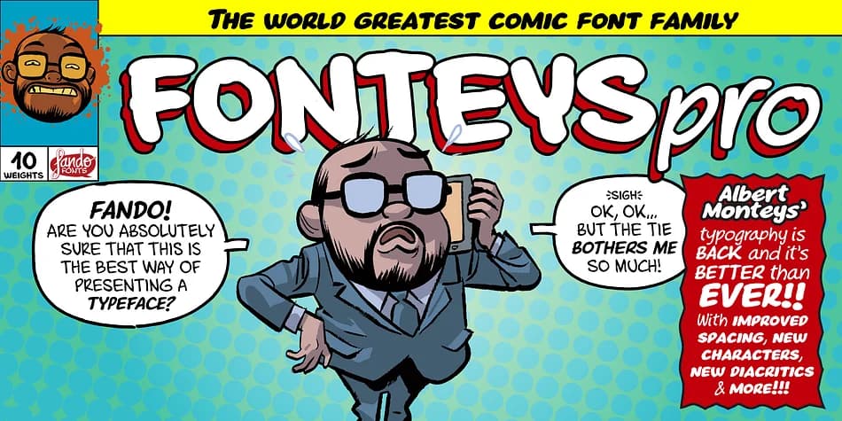 FonteysPRO by Fando Fonts — Decorative Font — preview 1