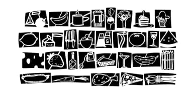 Food Doodles by Outside the Line — Dingbats Font — thumbnail 3