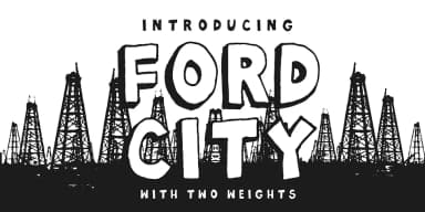 FORD CITY by Graticle, Inc. — Decorative Font — thumbnail 1
