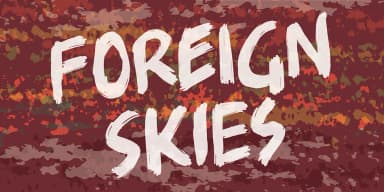 Foreign Skies by Pizzadude.dk — Display Font — thumbnail 1