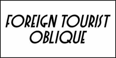 FOREIGN TOURIST JNL by Jeff Levine Fonts — Decorative Font — thumbnail 4