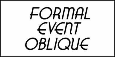 FORMAL EVENT JNL by Jeff Levine Fonts — Decorative Font — thumbnail 4