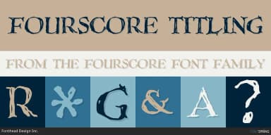 FourScore by Fonthead Design — Display Font — thumbnail 1