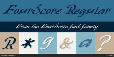 FourScore by Fonthead Design — Display Font — thumbnail 2