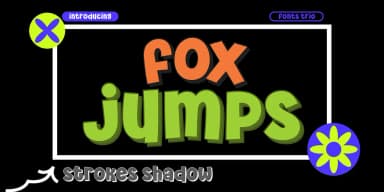 Fox Jumps by Fox7 — Display Font — thumbnail 1