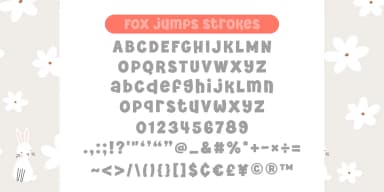 Fox Jumps by Fox7 — Display Font — thumbnail 10