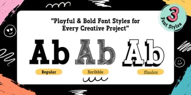 Fox Kiddy : 3 by Fox7 — Decorative Font — thumbnail 2