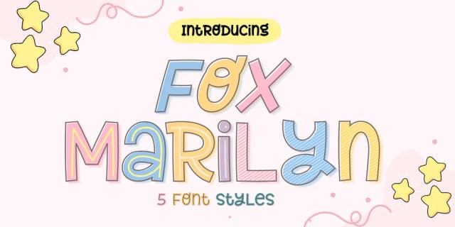 Fox Marilyn by Fox7 — Display Font