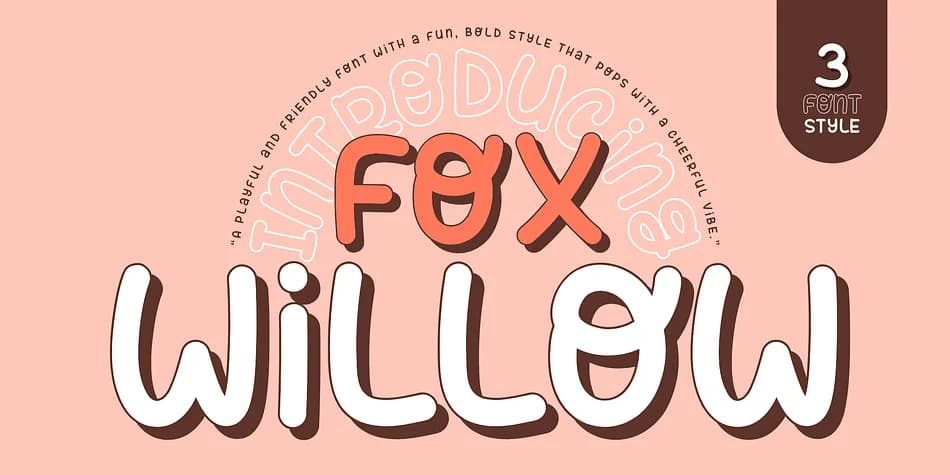 Fox Willow by Fox7 — Display Font
