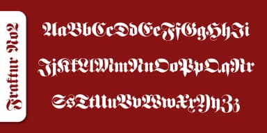 Fraktur No2 by SoftMaker — Blackletter Font — thumbnail 2