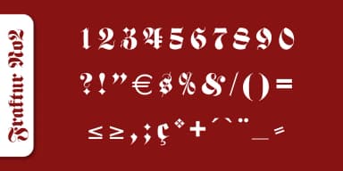 Fraktur No2 by SoftMaker — Blackletter Font — thumbnail 3