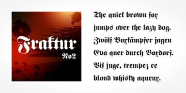 Fraktur No2 by SoftMaker — Blackletter Font — thumbnail 4