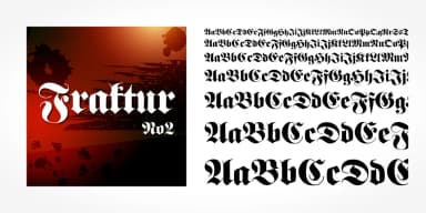 Fraktur No2 by SoftMaker — Blackletter Font — thumbnail 5